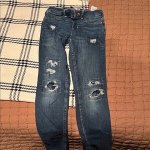 Distressed Blue Women's Jeans